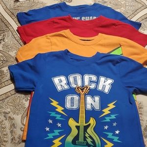 Boys Graphic T shirt Bundle (4 shirts)